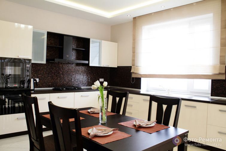  Большая кухня интерьер