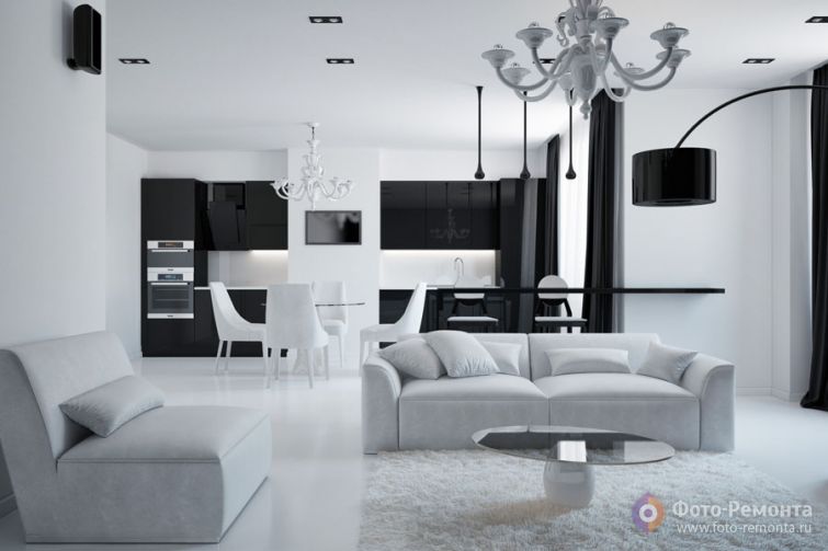 Интерьер квартиры-студии от Натальи Шараповой