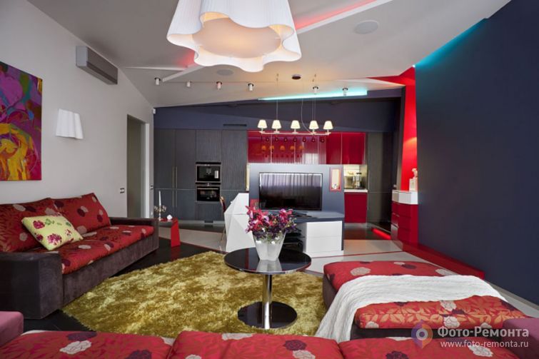 Дизайн квартиры в стиле фьюжн от Rusev Podolyanich