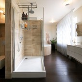 Бежевые ванные комнаты фото - дизайн интерьера