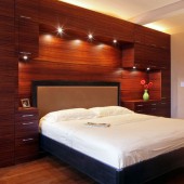 Коричневые спальни фото - дизайн интерьера