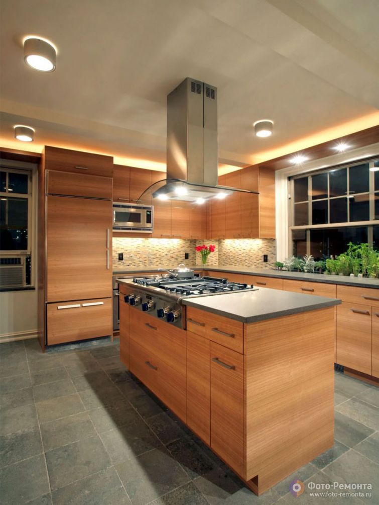  Коричневая кухня