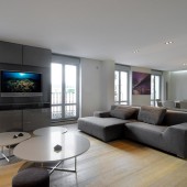 Серые гостиные фото - дизайн интерьера