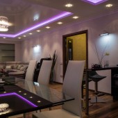 Фиолетовые кухни фото - дизайн интерьера
