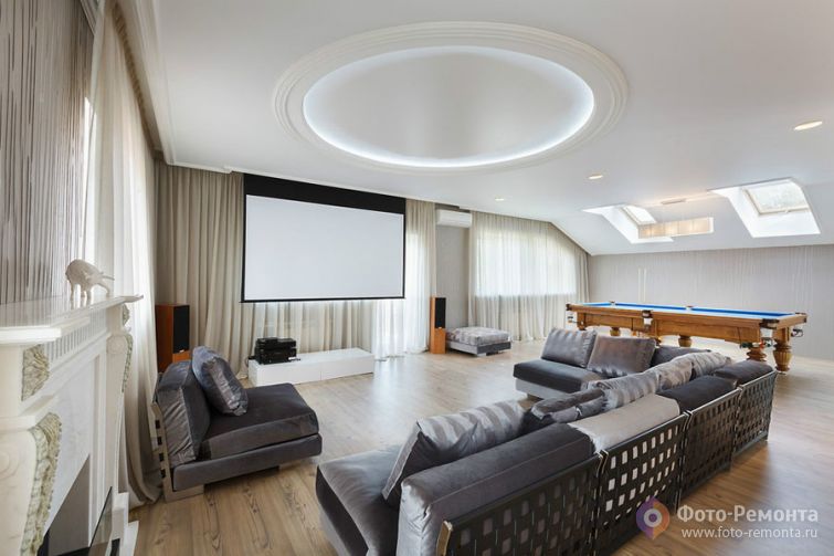  Гостиная в светлых тонах после ремонта