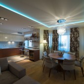 Большие кухни фото - дизайн интерьера