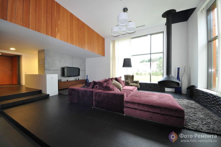  Гостиная большого размера