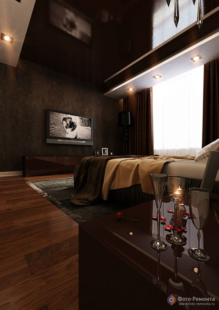  Оформление большой спальни