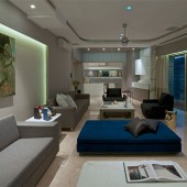 Гостиная, вид на кухню