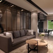 Многоуровневые апартаменты от WCH Studio