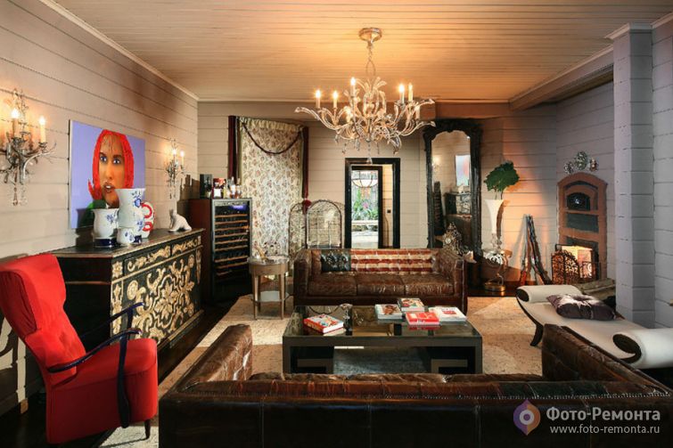 Интерьер дома в Переделкино