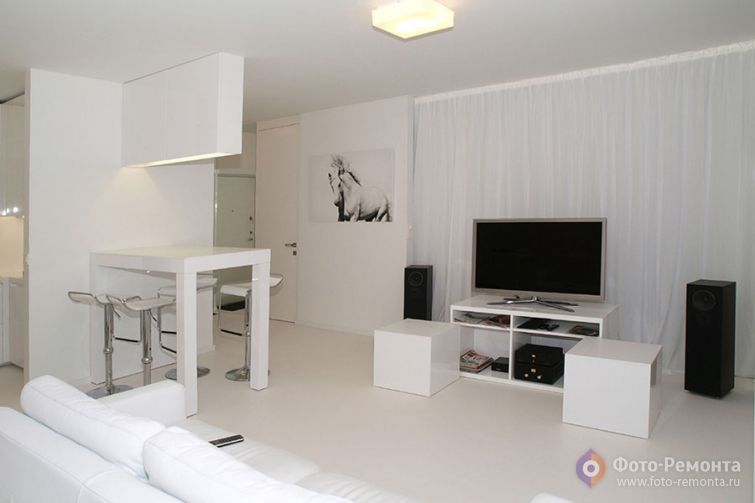 Дизайн белой квартиры в Литве