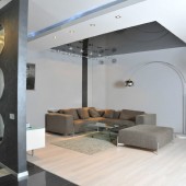 Интерьер квартиры в современном стиле, 100 кв.м.