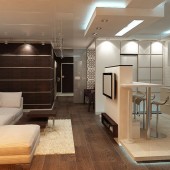 Гостиная и кухня