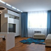 Белые гостиные фото - дизайн интерьера