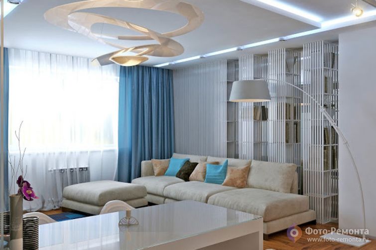 Дизай гостиной-кухни от Ольги Стариковой