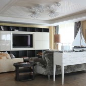 Большие гостиные фото - дизайн интерьера