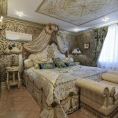 Спальни в темных тонах фото - дизайн интерьера