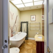 Бежевые ванные комнаты фото - дизайн интерьера