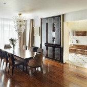 Столовая, вид на кухню