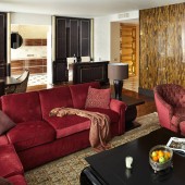 Гостиная, вид на кухню