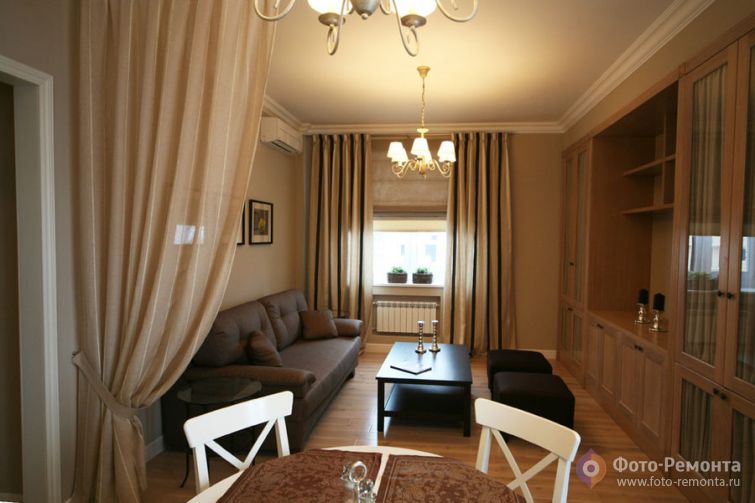 Дизайн маленькой квартиры в Звенигороде