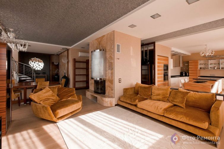 Интерьер пентхауса в Нижнем Новгороде