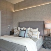 Спальня в серых тонах