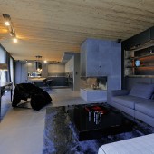 Гостиная, вид на кухню