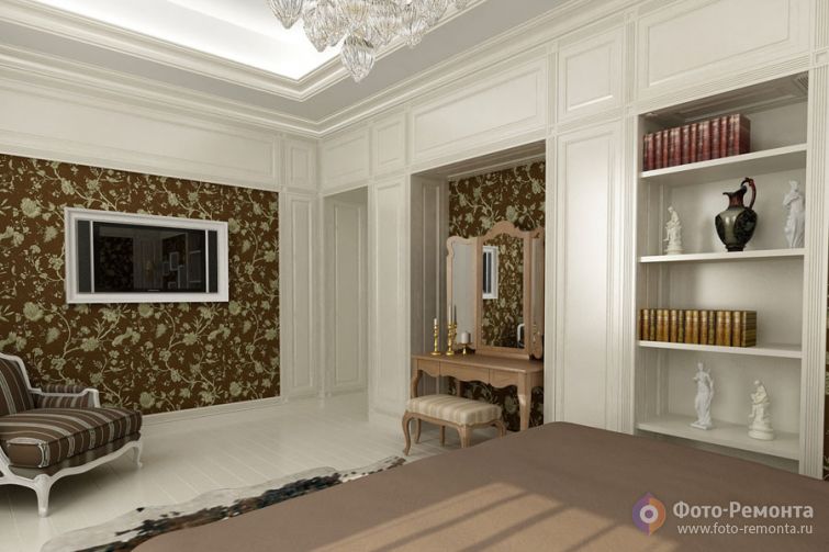  Спальня интерьер