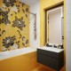 Желто-черная ванная
