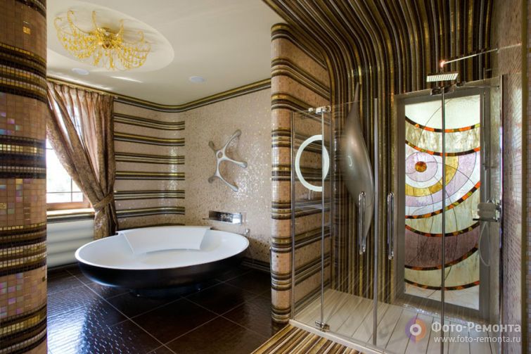 Оригинальный дизайн ванной комнаты от Design Archi-Decor