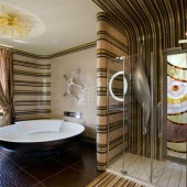 Оригинальный дизайн ванной комнаты от Design Archi-Decor