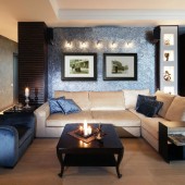 Большие гостиные фото - дизайн интерьера