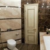 Бежевые ванные комнаты фото - дизайн интерьера