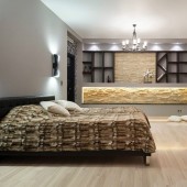 Серые спальни фото - дизайн интерьера