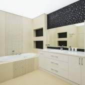 Бежевые ванные комнаты фото - дизайн интерьера