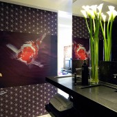 Черные ванные комнаты фото - дизайн интерьера