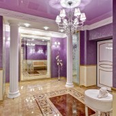 Фиолетовые прихожие фото - дизайн интерьера