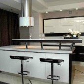 Большие кухни фото - дизайн интерьера