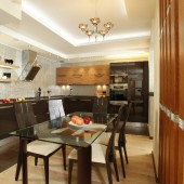 Коричневые кухни фото - дизайн интерьера