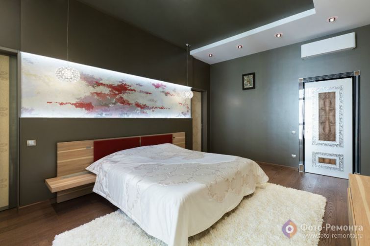  Спальни в серых тонах