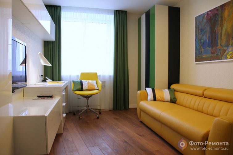 Ремонт зеленой детской комнаты