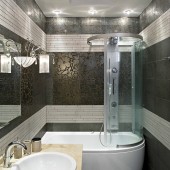 Маленькие ванные комнаты фото - дизайн интерьера