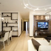 Интерьер квартиры-студии от Dizain Grad