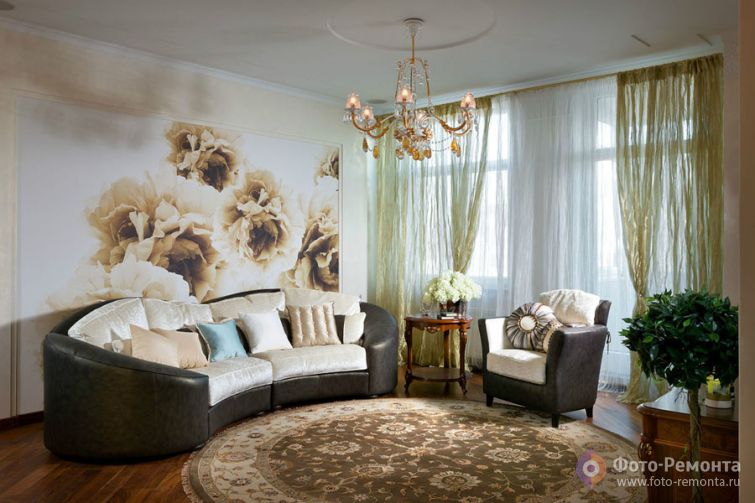 Дизайн квартиры от Оксаны Брагиной, 130 кв.м.