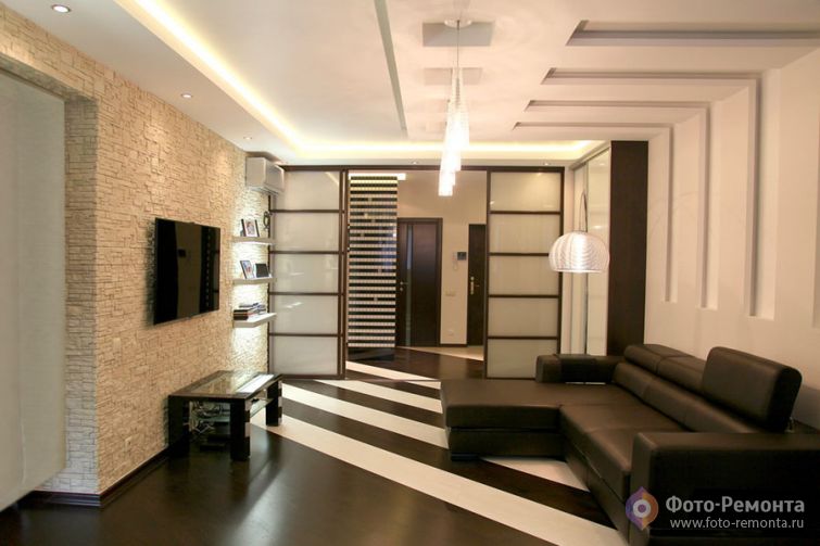 Интерьер квартиры для холостяка, 85 кв.м.