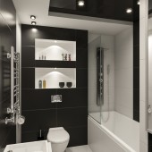 Маленькие ванные комнаты фото - дизайн интерьера