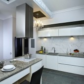 Белые кухни фото - дизайн интерьера