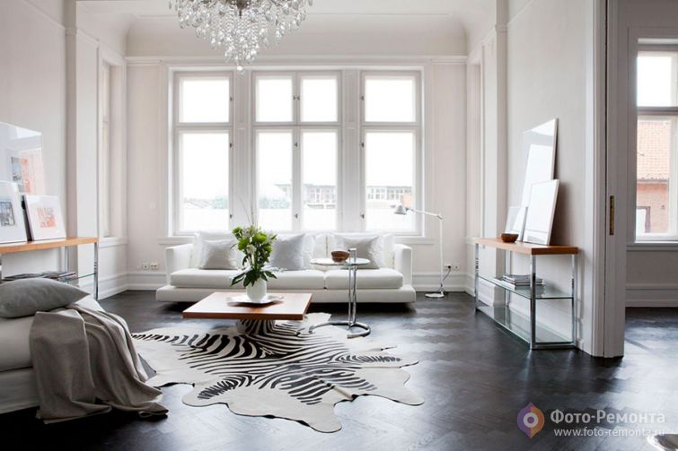 Интерьер квартиры площадью 160 кв.м.